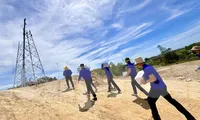 Tuổi trẻ Nghệ An tiếp sức lực lượng thi công đường điện 500kV mạch 3