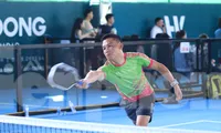 Khoảnh khắc gay cấn trong loạt trận tranh tài Giải Pickleball 'Quạt mát trao em - Ươm mầm tri thức'