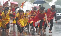 Lễ rước kiệu, kéo ngựa ở hội Lim