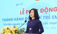 Bộ trưởng Y tế phát động Tháng hành động vì trẻ em tại Phú Thọ