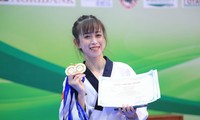 Nhan sắc tươi tắn của &quot;hoa khôi&quot; Taekwondo tham gia ứng cử đại biểu HĐND TP. HCM. 