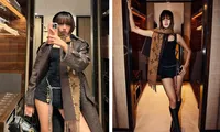 Gợi ý phối đồ da cực ngầu từ &quot;nữ thần thời trang&quot; Dua Lipa, Lisa BLACKPINK