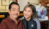 MC Hoàng Linh và NSND Hoàng Dũng.