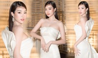 Đỗ Mỹ Linh mặc đầm cúp ngực nóng bỏng, ‘lấn át’ dàn hậu trẻ