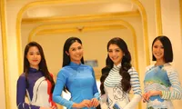 Dàn Hoa hậu, người đẹp ‘đọ dáng’ tại họp báo Tiền Phong Marathon 2022
