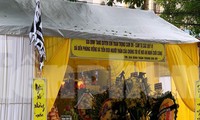 Tang lễ Đại úy Lý Tuấn Đ được tổ chức tại nhà riêng, đường Bắc Sơn, thành phố Lạng Sơn -Ảnh: Duy Chiến 