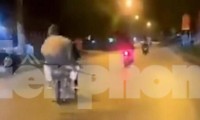 Hình ảnh 2 nhóm thanh niên cầm hung khí đánh nhau ở Lạng Sơn lan truyền trên mạng xã hội 