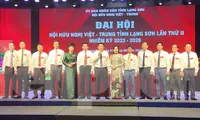 Ban chấp hành mới Hội hữu nghị Việt- Trung. Ảnh: Duy Chiến 