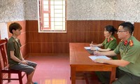 Đối tượng Trần Văn Dự khai nhận hành vi. Ảnh: TL