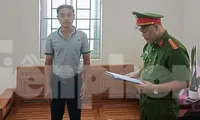 Khởi tố bị can đối với ông Tạ Việt Hùng. Ảnh: CB