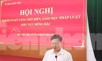 Hội nghị tập huấn. Ảnh: N.L