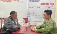 Ông V khai nhận hành vi tại cơ quan công an. 