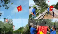 Bạn trẻ &apos;thay áo mới&apos; đường làng chào mừng ngày Quốc khánh
