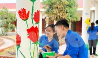 Những nét vẽ tươi sáng tri ân các bác thương bệnh binh 