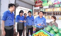 Tuổi trẻ Nghệ An cao điểm hỗ trợ dịch vụ công trực tuyến, quét mã QR thanh toán tại chợ