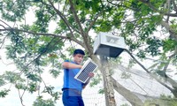 Tuổi trẻ Nghệ An làm cảnh báo đuối nước bằng năng lượng mặt trời