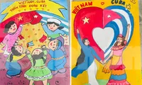Những nét vẽ tươi tắn về tình hữu nghị hai nước Việt Nam - Cuba