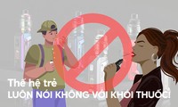 &apos;Nói không với thuốc lá, thuốc lá điện tử và chất gây nghiện mới&apos;