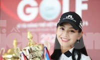 Hoa khôi Miss Golf Việt Nam Thanh Tú quyết đấu ở Tiền Phong Golf Championship 