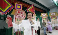 Nghệ nhân luyện bài chòi xứ Nẫu cho Tuần lễ Văn hóa - Du lịch Phú Yên năm 2024