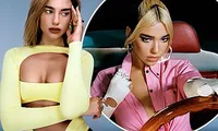 Giọng ca nước Anh Dua Lipa mặc gợi cảm tôn ba vòng nảy nở