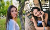 &apos;Thiên thần&apos; bóng chuyền xinh như hoa, gây chú ý với chiều cao gần 2 mét