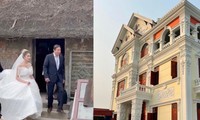 Clip cô dâu Ninh Bình rời nhà tranh bước vào biệt thự thu hút cộng đồng mạng