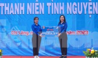 Ra quân tình nguyện hè ở địa phương. Ảnh: Duy Chiến 