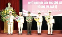 Công an tỉnh Lai Châu điều động, bổ nhiệm cán bộ
