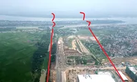 Cầu Tứ Liên hình thành đường dẫn để chuẩn bị vượt sông