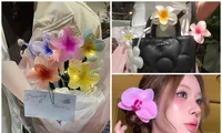 Nữ sinh ‘đua nhau’ sắm kẹp hoa sứ &apos;hot trend&apos;