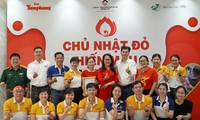 Người lao động Tập đoàn Nguyên liệu Á Châu AIG hiến máu tình nguyện Chủ Nhật Đỏ