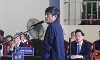 Bị cáo Nguyễn Thanh Hóa tại tòa.