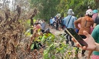 Tập bơi ở hầm khai thác đất 2 học sinh đuối nước thương tâm