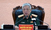  Thượng tướng Nguyễn Chí Vịnh - Ủy viên T.Ư Đảng, Ủy viên Thường vụ Quân ủy Trung ương, Thứ trưởng Bộ Quốc phòng.