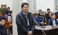 Bị cáo Đinh La Thăng tại tòa Hà Nội.