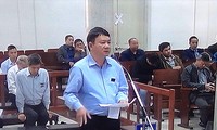 Bị cáo Đinh La Thăng tại tòa ngày 24/3.