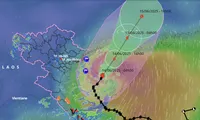 Bão đổi hướng trên vịnh Bắc Bộ, bắt đầu suy yếu