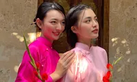 Cặp thí sinh Miss World Vietnam đẹp rạng ngời trong ngày đầu năm