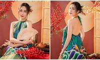 Yếm sen đẹp thanh thoát trong những ngày đầu Xuân