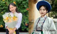 Nữ sinh Trường Đại học Thăng Long được đại diện hơn 1000 sinh viên phát biểu trong lễ tốt nghiệp