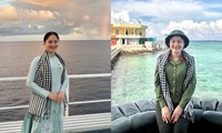 Tiếng hát kết nối đất liền với biển đảo: Hành trình cảm xúc của nghệ sĩ trẻ Nguyễn Thu Lương đến với Trường Sa
