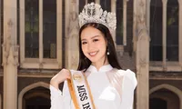 &apos;Miss Intercontinental&apos; Bảo Ngọc làm diễn giả tại trường ĐH mà Tổng thống Obama từng diễn thuyết