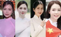 Dàn &apos;mỹ nhân Việt’ diện áo dài chụp ảnh tại Dinh Độc Lập đón lễ 30/4