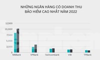 Những ngân hàng nào có doanh thu lớn từ kinh doanh bảo hiểm?