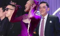 Hai người đàn ông quan trọng nhất của Tóc Tiên xuất hiện trong buổi ra mắt album &quot;Cong&quot;