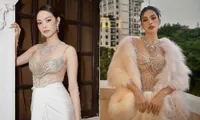 Minh Hằng xứng danh mỹ nhân dũng cảm: Liên tiếp &quot;đụng hàng&quot; Hoa hậu của các Hoa hậu