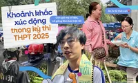 Nhìn lại những khoảnh khắc đầy cảm xúc trong kỳ thi tốt nghiệp THPT năm 2025 