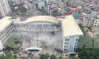 Hà Nội: Cháy trong Trường Tiểu học Yên Hoà