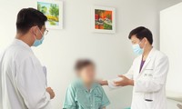 Nữ bệnh nhân hồi phục sau khi phẫu thuật (ảnh: BVCC)